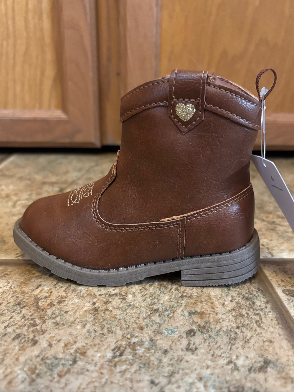 NWT Carter's Delilah toddler girl cowboy boots sz 6